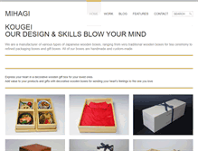 Tablet Screenshot of mihagi.com